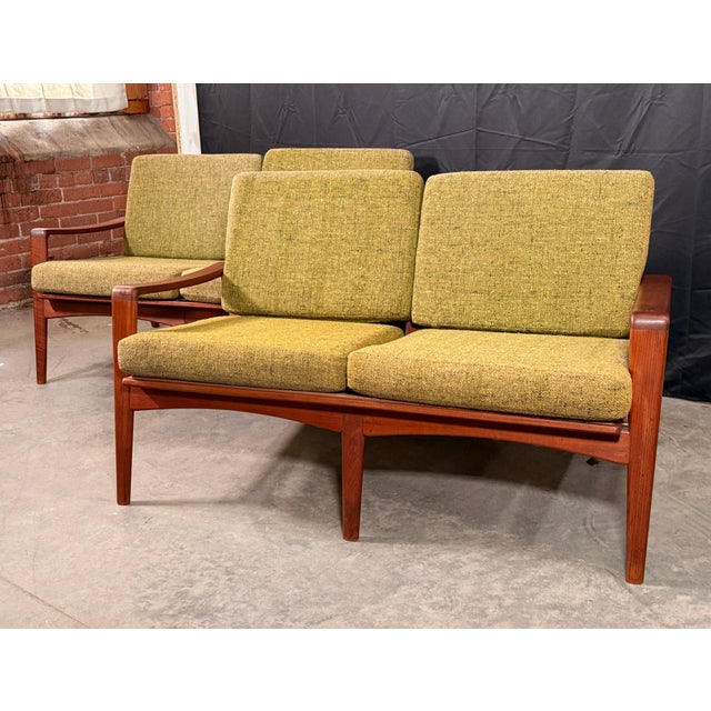Komfort Danish Modern Teak Loveseats by Arne Wahl Iversen for Komfort Denmark, 1960s - A Pair For Sale - Image 4 of 10