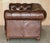 Vintage Heritage Chesterfield Sofa in Brown Leather from Halo For Sale - Image 18 of 18
