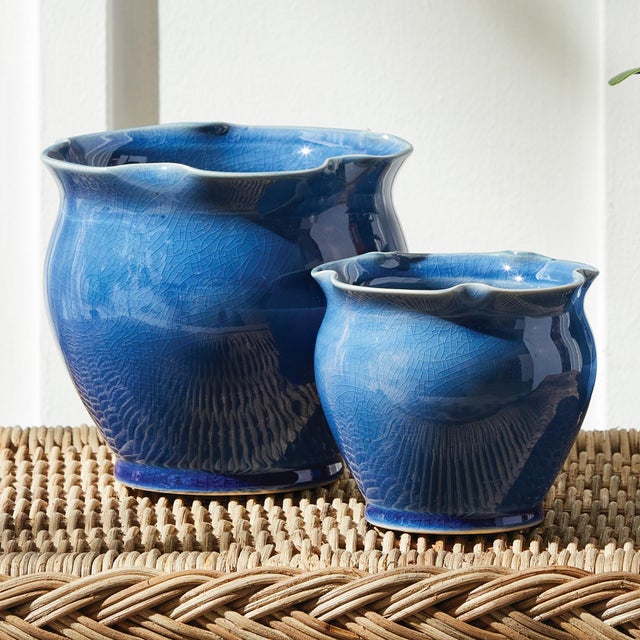 Kenneth Ludwig Chicago Megan Pots, Set Of 2 For Sale - Image 4 of 4