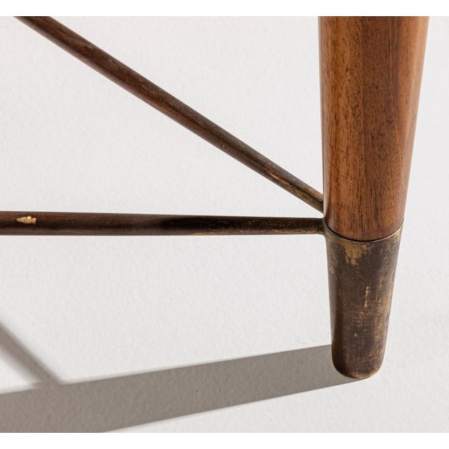 Vintage Coffee Table in Walnut by Giorgio Raponi, 1950s For Sale - Image 4 of 8