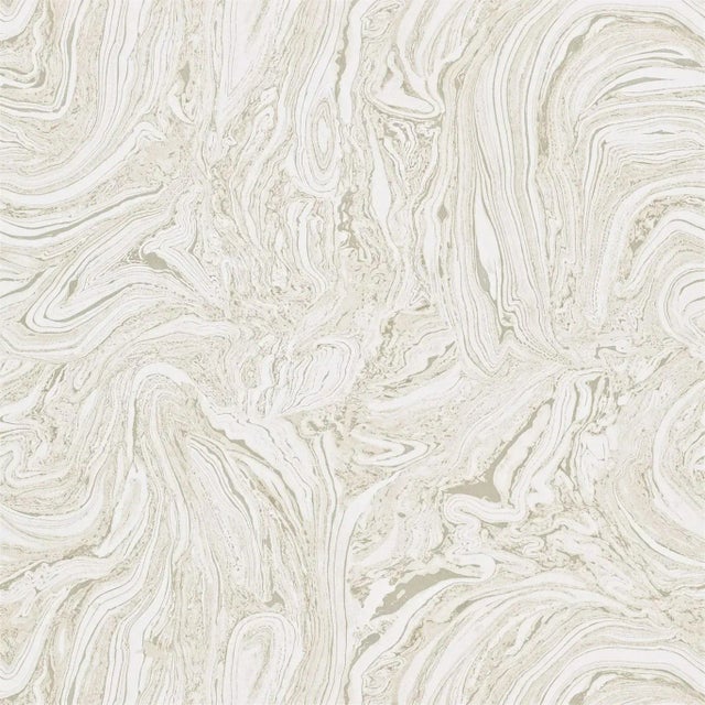Harlequin Makrana Wallpaper in Stone - a Sample For Sale