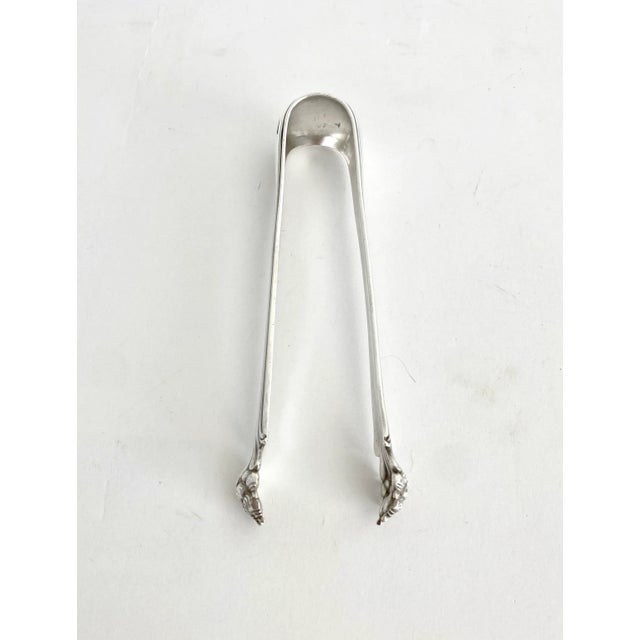 French Provincial Antique French Christofle Sugar Tongs For Sale - Image 3 of 6