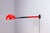 1970s Postmodern Extendable Wall Lamp in Red Metal, 1970s For Sale - Image 5 of 14