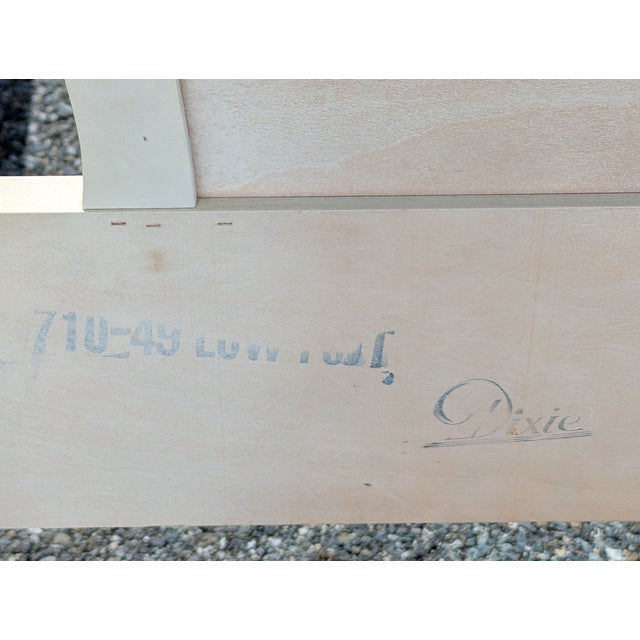 French Provincial Dixie Furniture 1960s Vintage French Provincial Style Twin Bedframe For Sale - Image 3 of 11