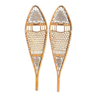Vintage Pair of Snowshoes For Sale