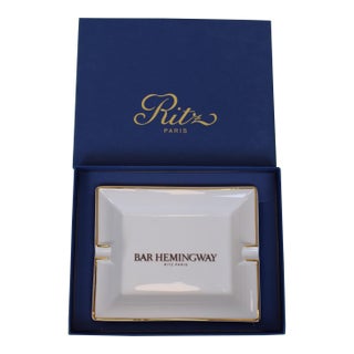 Bar Hemingway Ritz Paris Porcelain Ashtray (New) For Sale