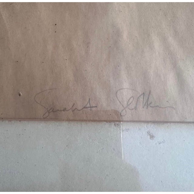 Paper Vintage 1977 Anatomy Sketch on Paper For Sale - Image 7 of 7