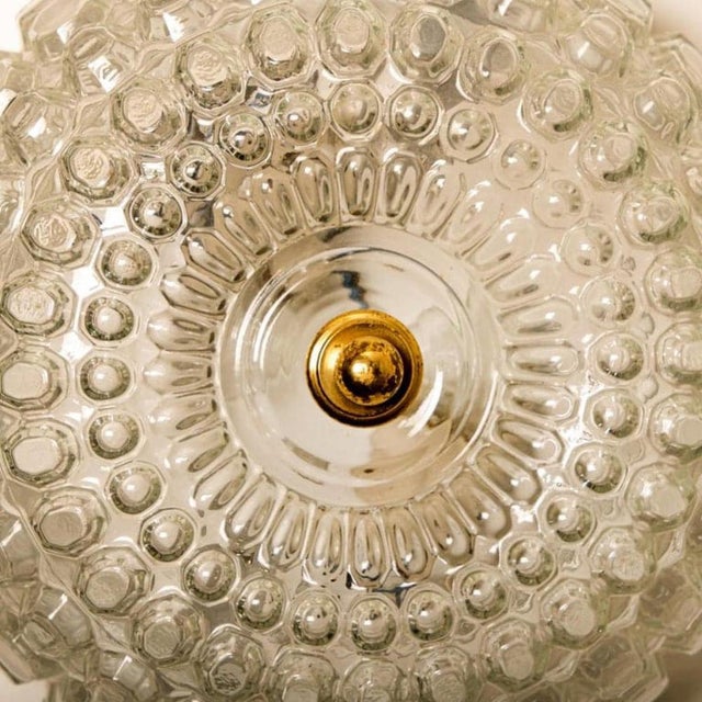 Metal Bubble Flush Mounts or Wall Sconces attributed to Limburg, 1960s, Set of 2 For Sale - Image 7 of 16