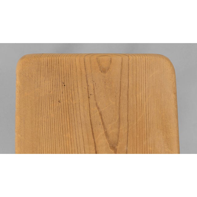 20th Century French Primitive Wooden Stool For Sale - Image 9 of 18
