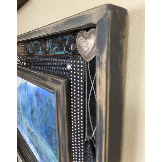 "Out of the Mist" ~ Lorie Batson Original Oil Painting. A Group of Horses at Dawn as the Mist Is Rising Off the Pond. For Sale - Image 12 of 17