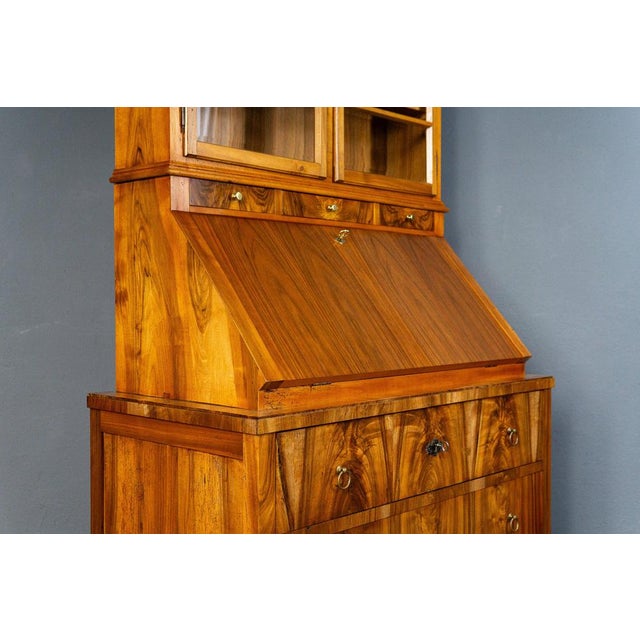 Vintage Secretary Display Cabinet For Sale - Image 9 of 18