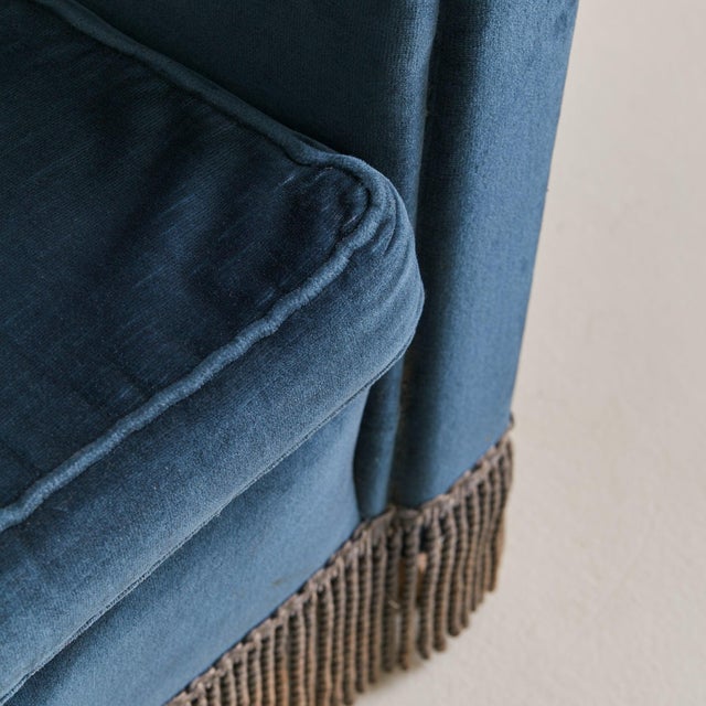 Danish Lounge Chair with Original Upholstery + Fringe, 1960s - 2 Available For Sale - Image 11 of 11