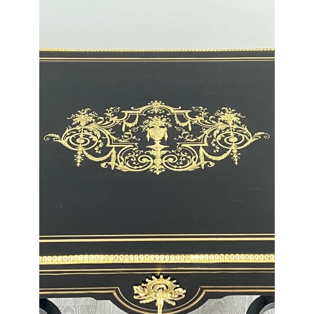 19th Century Napoleon III Drop-Leaf Coffee Table For Sale - Image 6 of 13