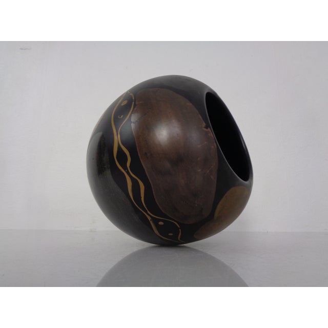 Studio Ceramic Ball Vase, Germany, 1970s For Sale - Image 10 of 18