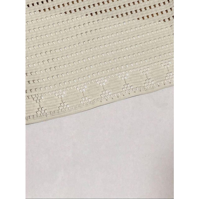 Valance is 58”W x 20”L Good vintage condition