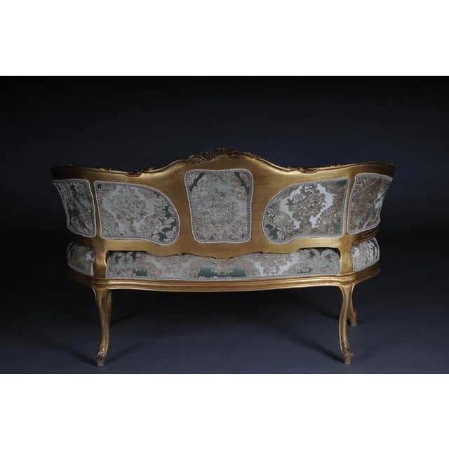Vintage Rococo Beech Sofa For Sale - Image 10 of 13