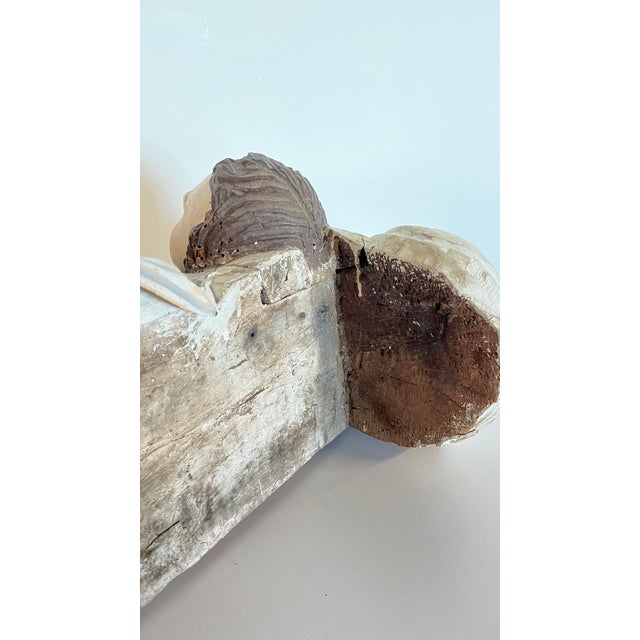 Vintage Wood Carved Santos Cherub Angels For Sale - Image 12 of 12