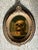 Vintage Skull Oil Painting in Ornate Frame For Sale - Image 9 of 12