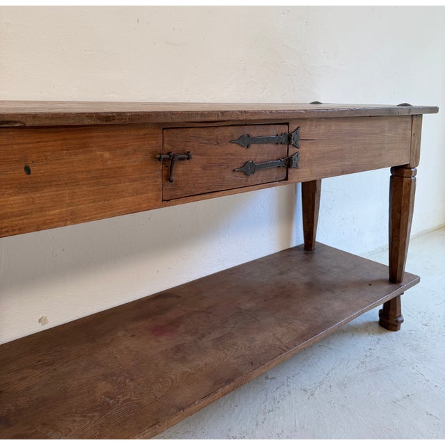 Rustic Spanish Console Table, 1950s For Sale - Image 11 of 18