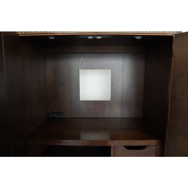 Vintage Henredon Folio 10 Chinoisere Armoire For Sale - Image 15 of 18