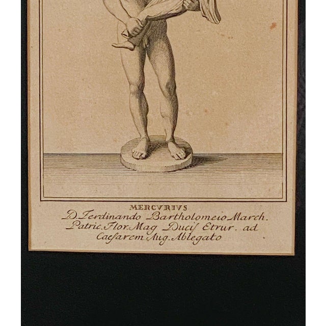 Figurative 18th or 19th Century Italian Engraving of a Putto For Sale - Image 3 of 4