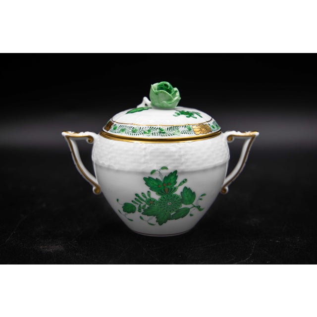 Green Appony Coffee Service from Herend, Set of 36 For Sale - Image 5 of 18