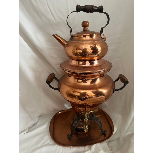 Traditional 1980s Stöckli Copper Samovar For Sale - Image 3 of 8