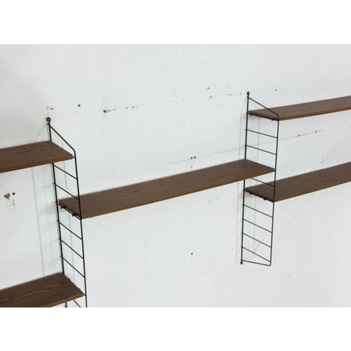 Vintage String Shelf in Wood For Sale - Image 11 of 13