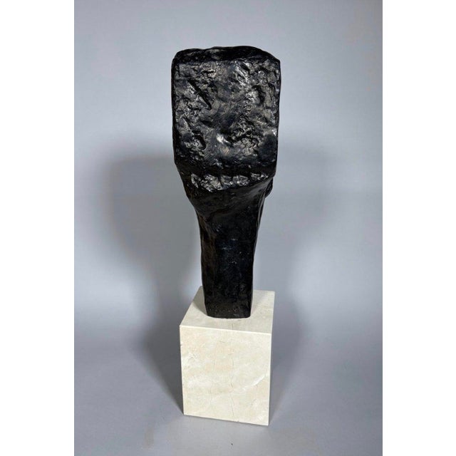 Amedeo Modigliani (1884-1920) Sculpture "Head of a Young Girl with Bangs" For Sale - Image 4 of 8