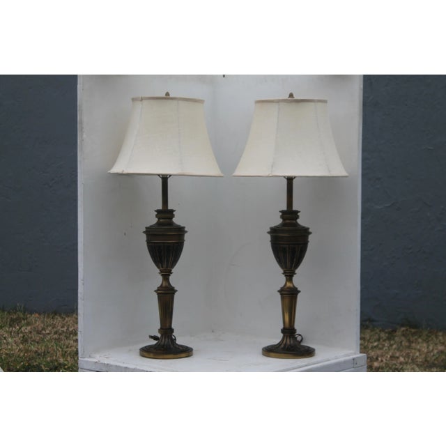 1940's Neoclassic Italian Provincial Table Lamps a - Pair For Sale - Image 13 of 13