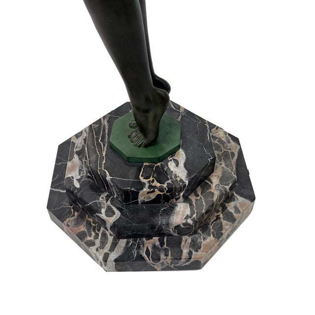 Large Bronze Figure from Max Le Verrier, 1940 For Sale - Image 11 of 13