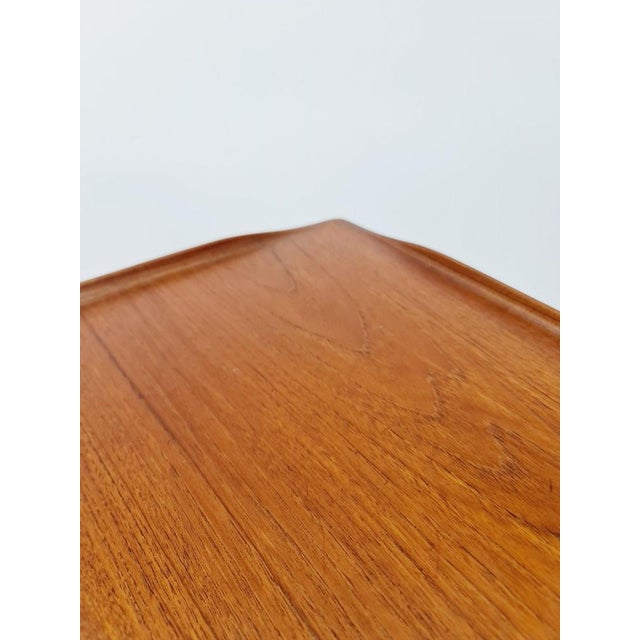 Brown Danish Teak Desk by Peter Lovig Nielsen for Hedensted, 1960s For Sale - Image 8 of 11
