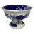 Japanese Blue & White Porcelain Footed Bowl, Early Meiji Period For Sale