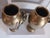Antique Pair Japanese Bronze Iris Vases 19th C. Meiji Period Signed For Sale In Milwaukee - Image 6 of 10