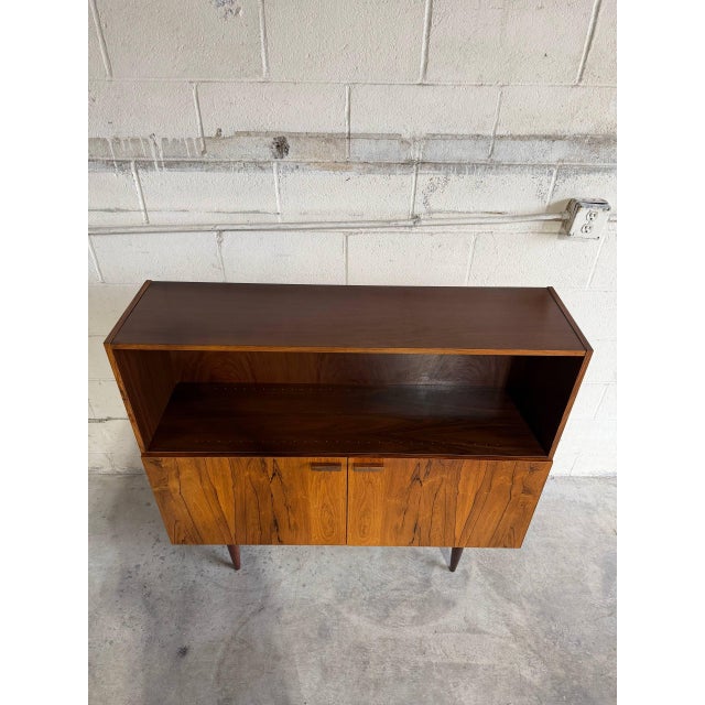1960s Rosewood Bookcase With Storage Doors Denmark Mid-Century Modern 1960s For Sale - Image 5 of 10