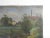 English Vintage Early 20th Century European Farm Landscape Painting For Sale - Image 3 of 8