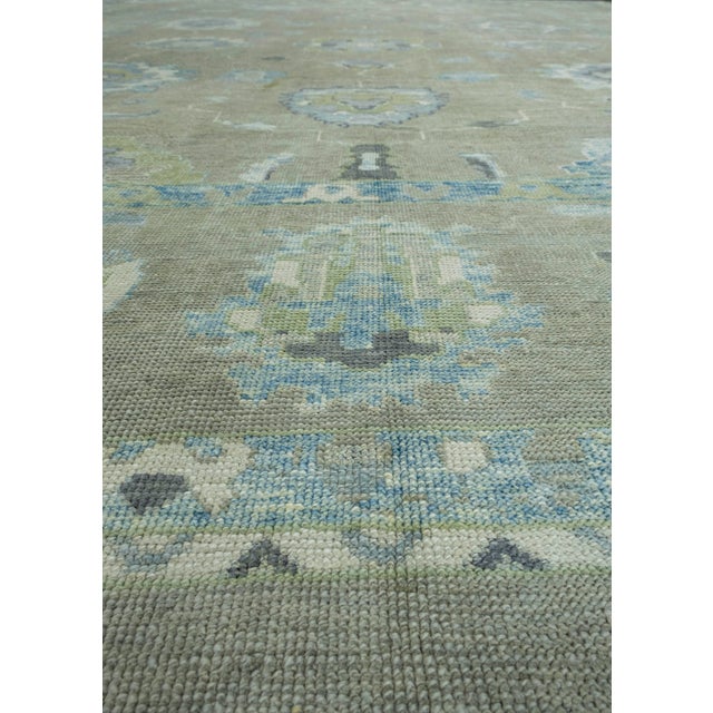 Early 21st Century Turkish Oushak Rug 11'9" x 14'8" #18070 For Sale - Image 5 of 8