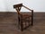 Early 20th Century English Turn of the Century Oak Corner Chair with Carved Geometric Back Splat For Sale - Image 10 of 12