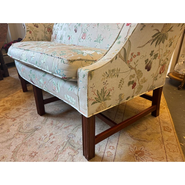 Late 20th Century Vintage Camelback Sofa For Sale - Image 5 of 9