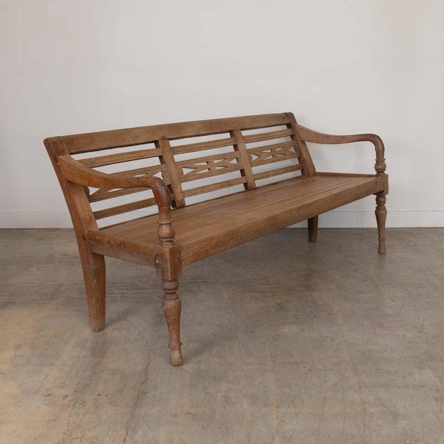 1920s Provincial French Carved Wood Bench For Sale - Image 10 of 18