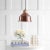 Modern Modern Pendant - Copper & Light Brown For Sale - Image 3 of 5