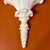 Vintage Palm Beach Regency Serge Roche Style High Gloss White Palm Brackets - Newly Painted For Sale - Image 10 of 12