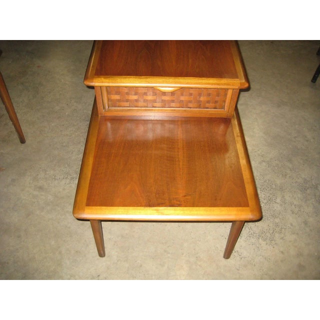 Mid-Century Modern Warren Church for Lane Model 908-7 Perception Walnut End Table MidCentury For Sale - Image 3 of 11