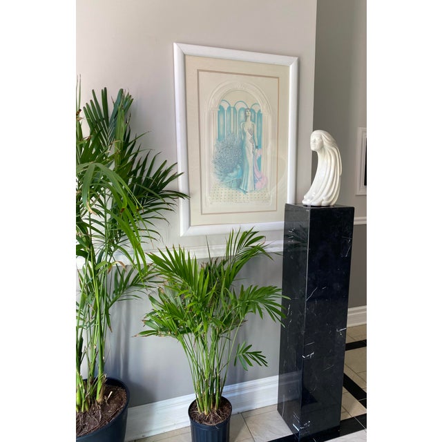 Art Deco 1980s Mixed Media Art Deco Wall Art by Mary Vickers. Signed For Sale - Image 3 of 13