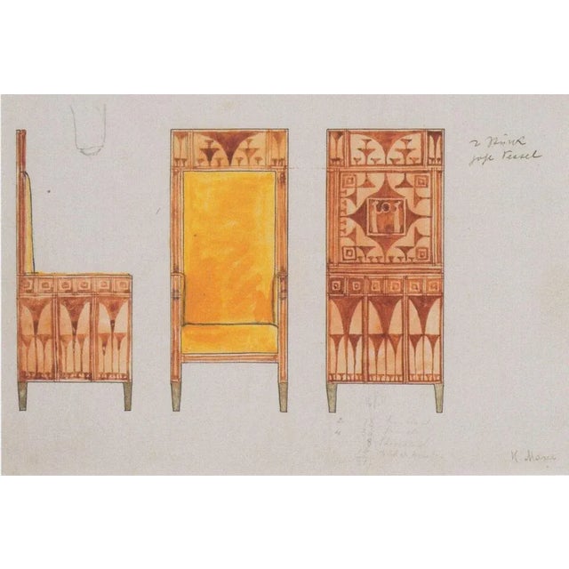 Wall Shelf by Koloman Moser for Wiener Werkstätte, 1890s For Sale - Image 10 of 12