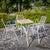 Modern Iron Patio Set, Set of 5 For Sale - Image 9 of 9