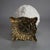 Antique Blanc De Chine Brass & Bronze Cupid Oil Lamp With Blown Out Glass C1900 For Sale - Image 12 of 12