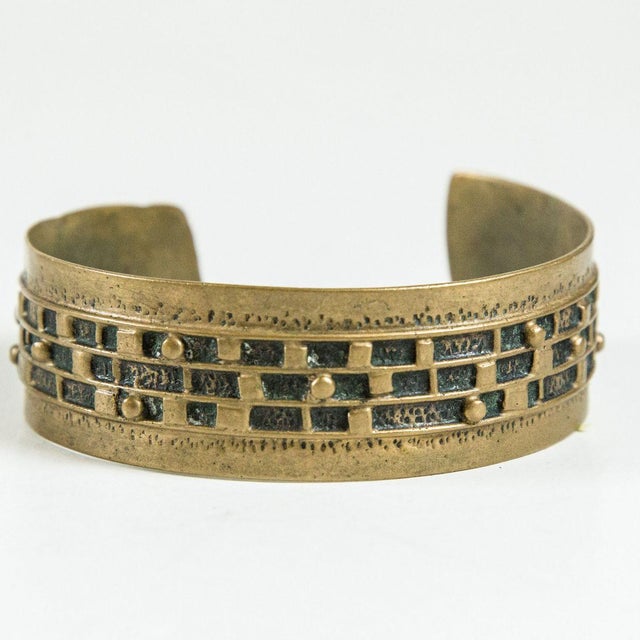 Mid-Century Handcrafted Copper Bracelet, 1970s For Sale - Image 9 of 9