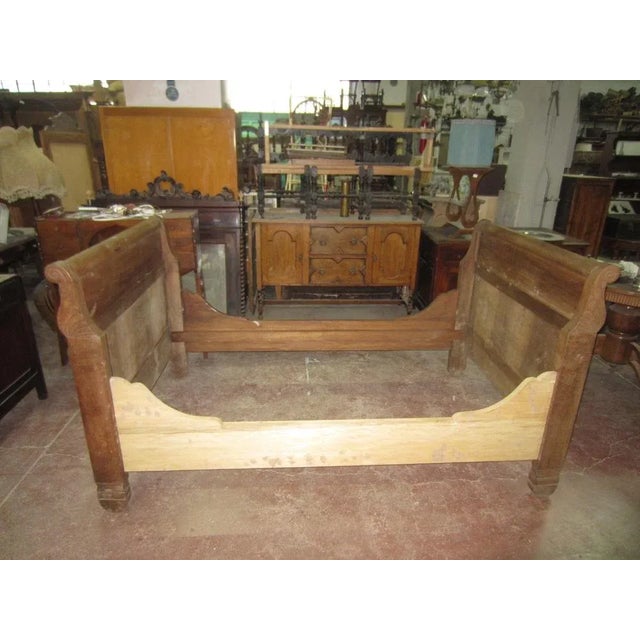Antique Wooden Boat Bed For Sale - Image 9 of 10