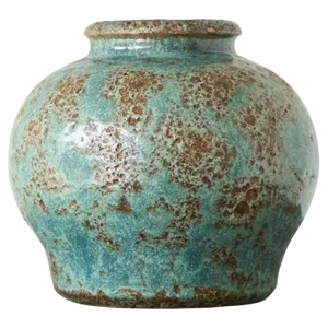 Studio Pottery Vase by Pieter Groeneveldt, the Netherlands, 1940s